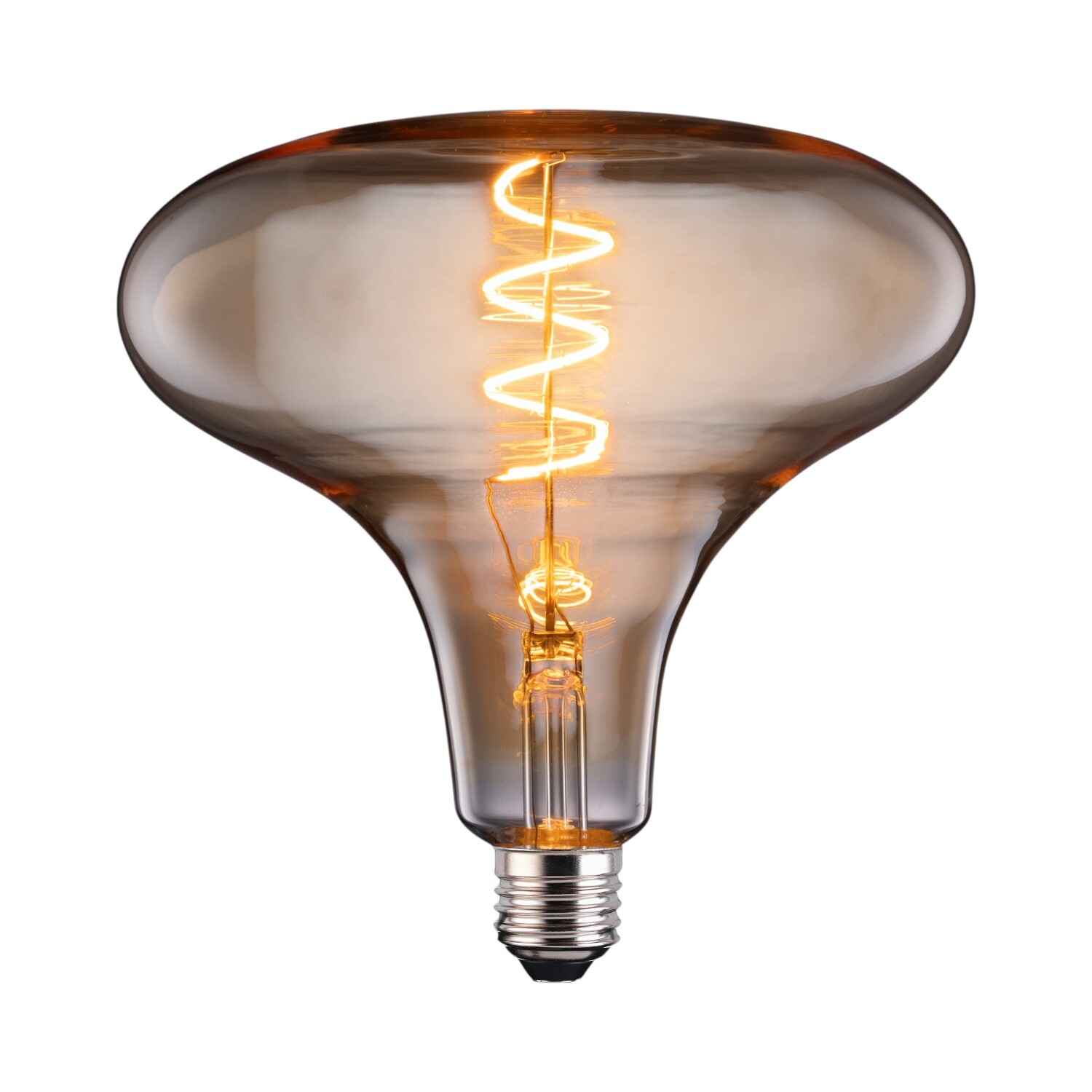 TCP Short Horn Decorative Filament 250L E27 Bulb Warm White Image 1