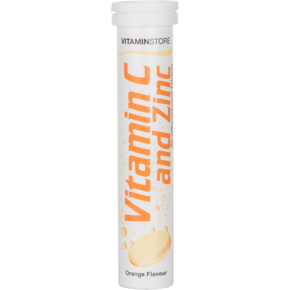 Effervescent Vitamin C and Zinc Tablets Image