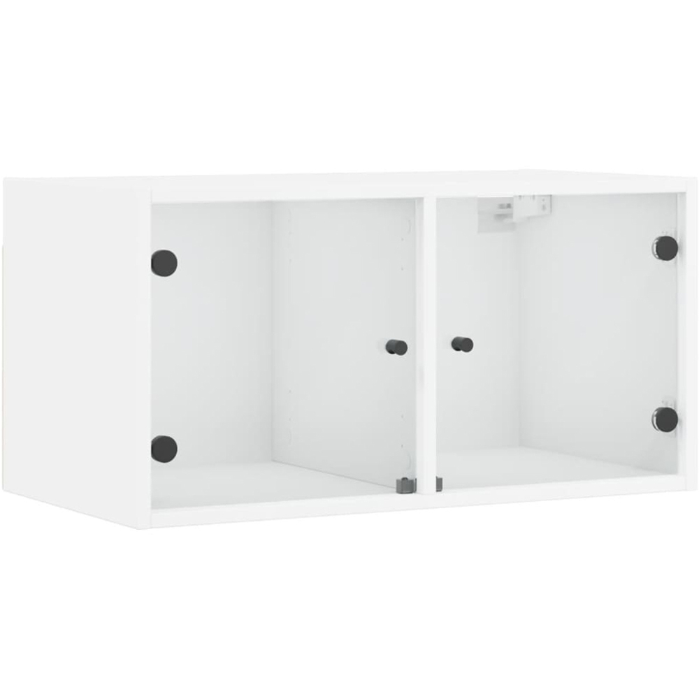vidaXL 2 Door White Wall Cabinet Image 2
