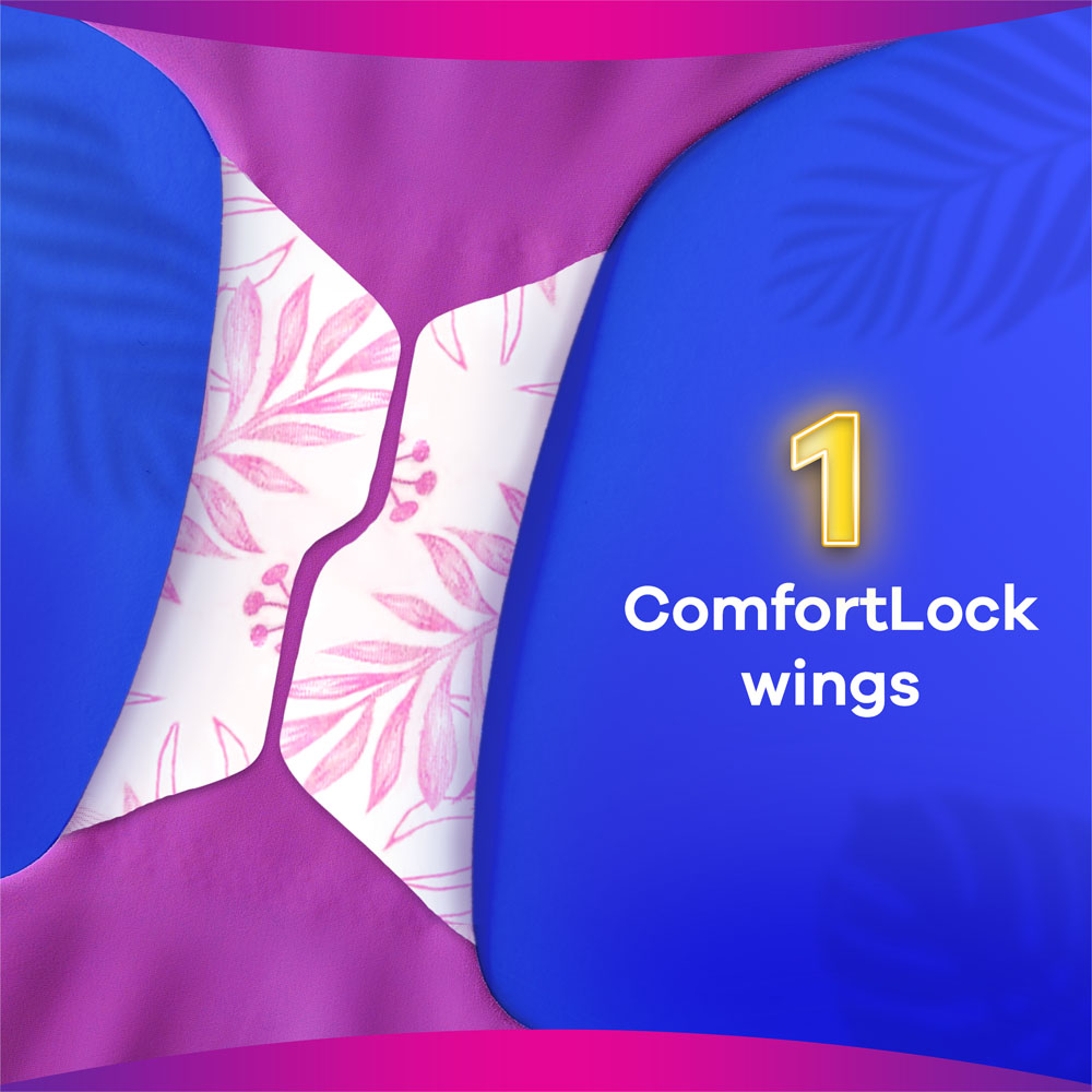 Always Platinum Sanitary Towels with Wings Size 2 Long 20 Pack Image 3