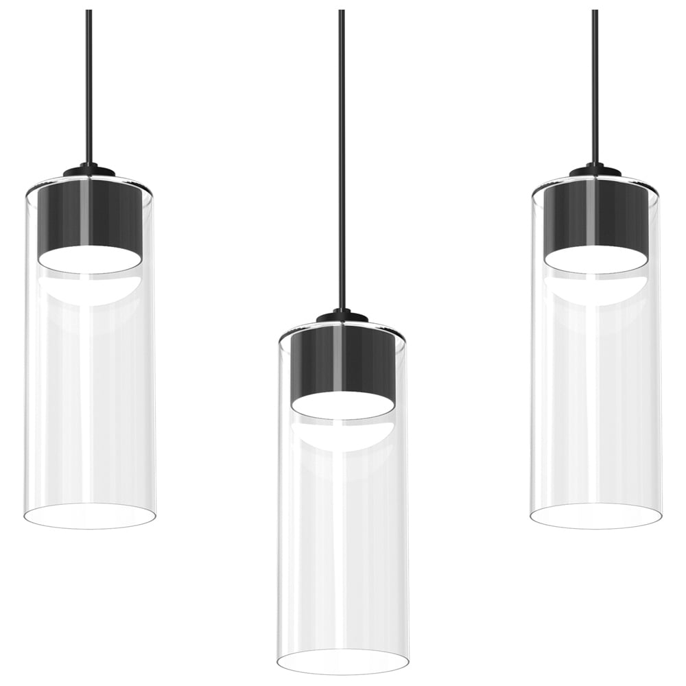 Milagro Clarissa Black Pendant Lamp 230V Image 2