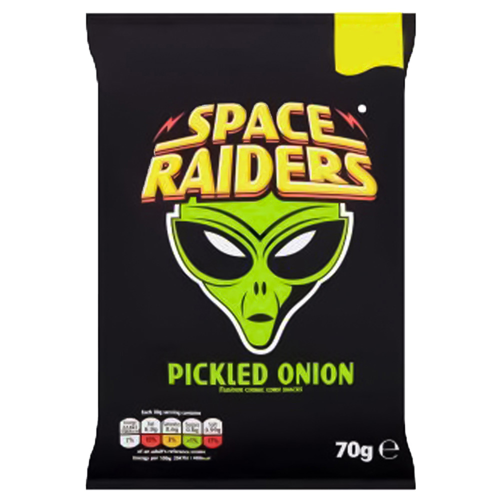 Space Raiders Pickled Onion 70g Image 1