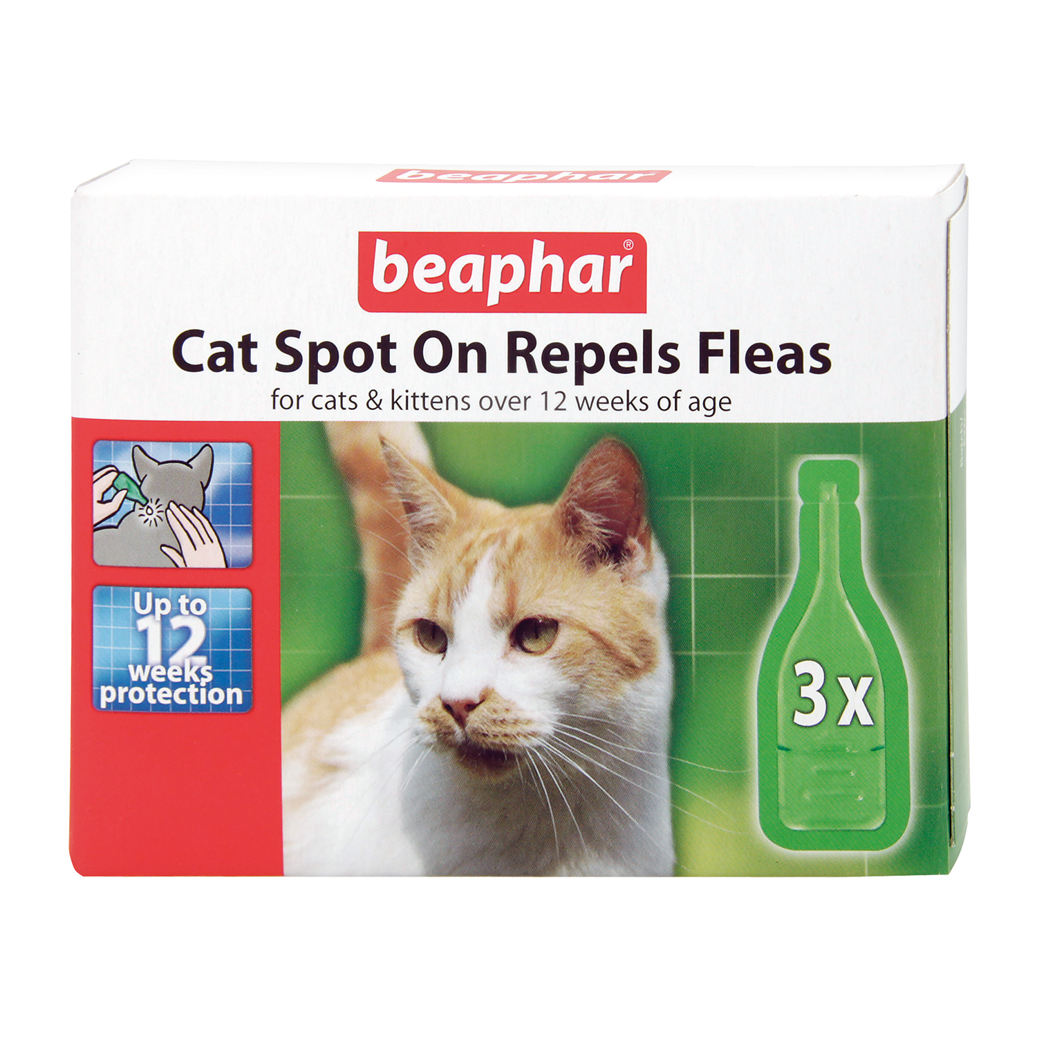 Beaphar Spot On Cat Flea Repellent 6 Pack Image 3