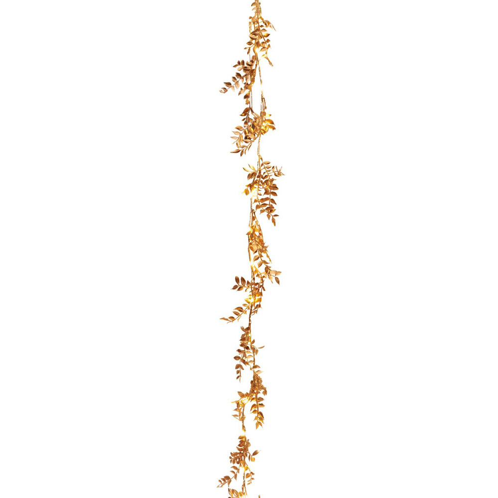 Gold Leaf String Light - Gold Image 2