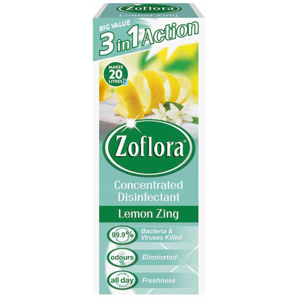Zoflora Concentrated Disinfectant Lemon Zing 500ml Image