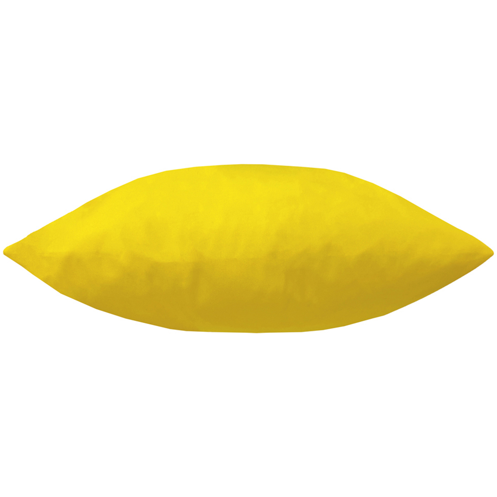 furn. Plain Yellow Outdoor Cushion Large Image 2