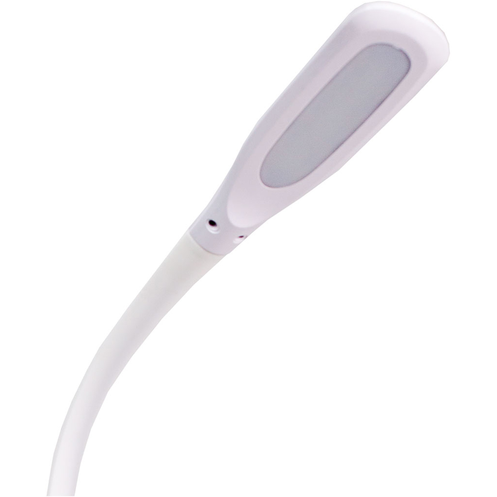 Sewing Online SO1274 White Curvy LED Lamp with Flexible Neck and Dimmer Image 4