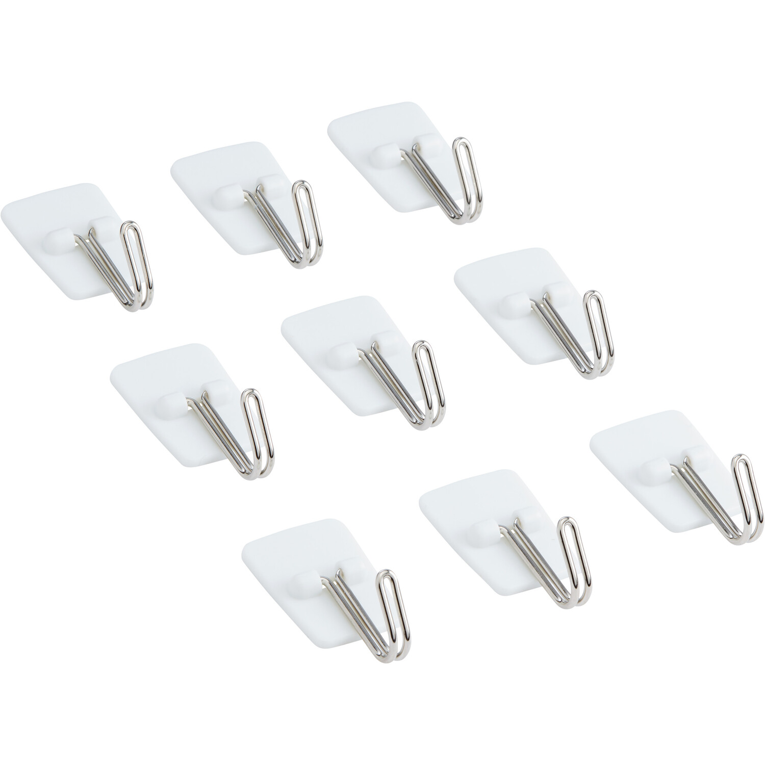 Pack of 9 Command Small Wire Hooks White Image 4
