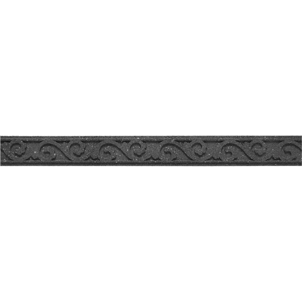 Garden Gear Flexi Curve 9 x 120cm Grey Rubber Scroll Border Image 1