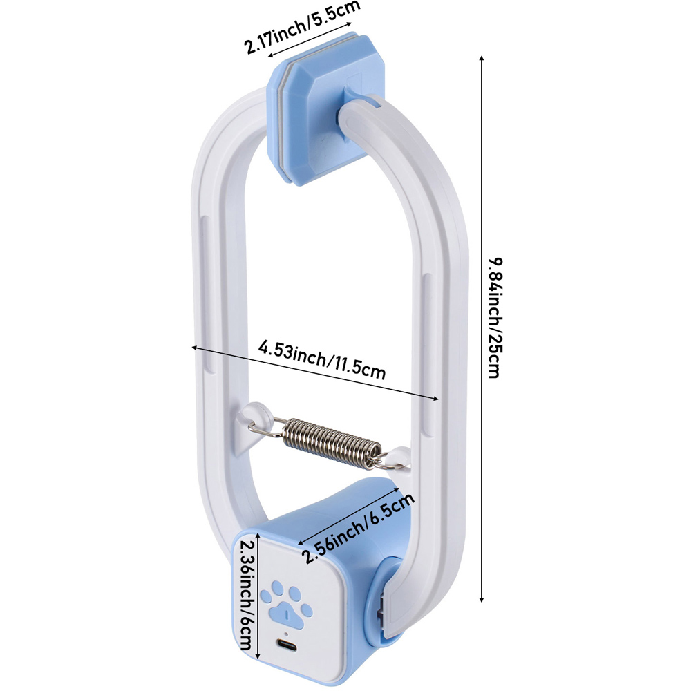H&O Direct Rechargeable USB Door Hanging Electric Cat Teaser with Remote Control Image 6