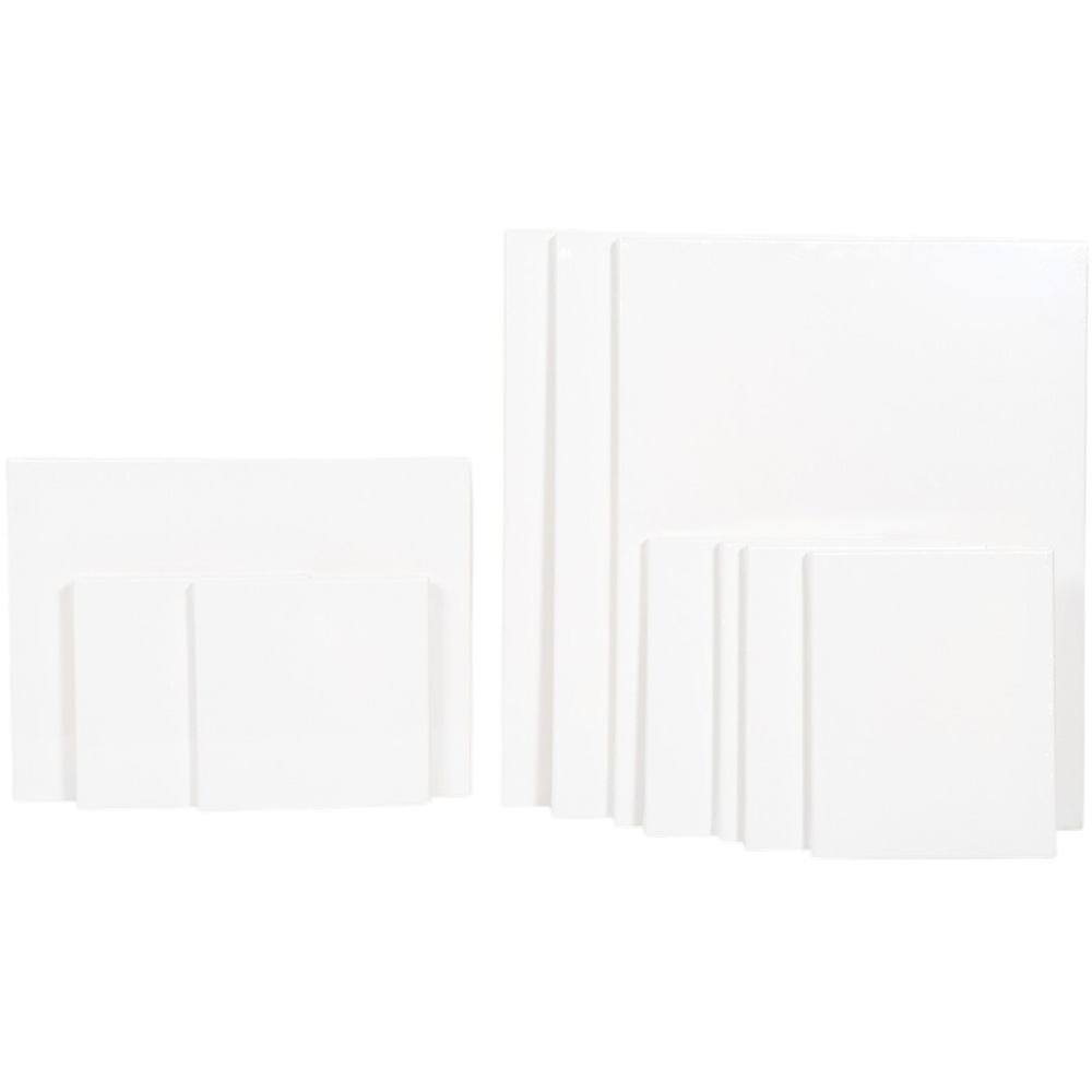 Collage Canvas Set White Image 3