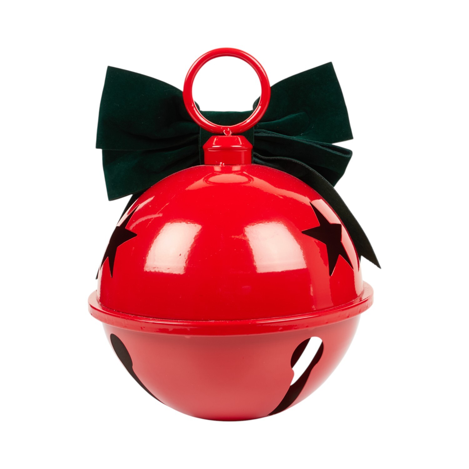 Velvet Bow Bell Wall Decoration Image 8