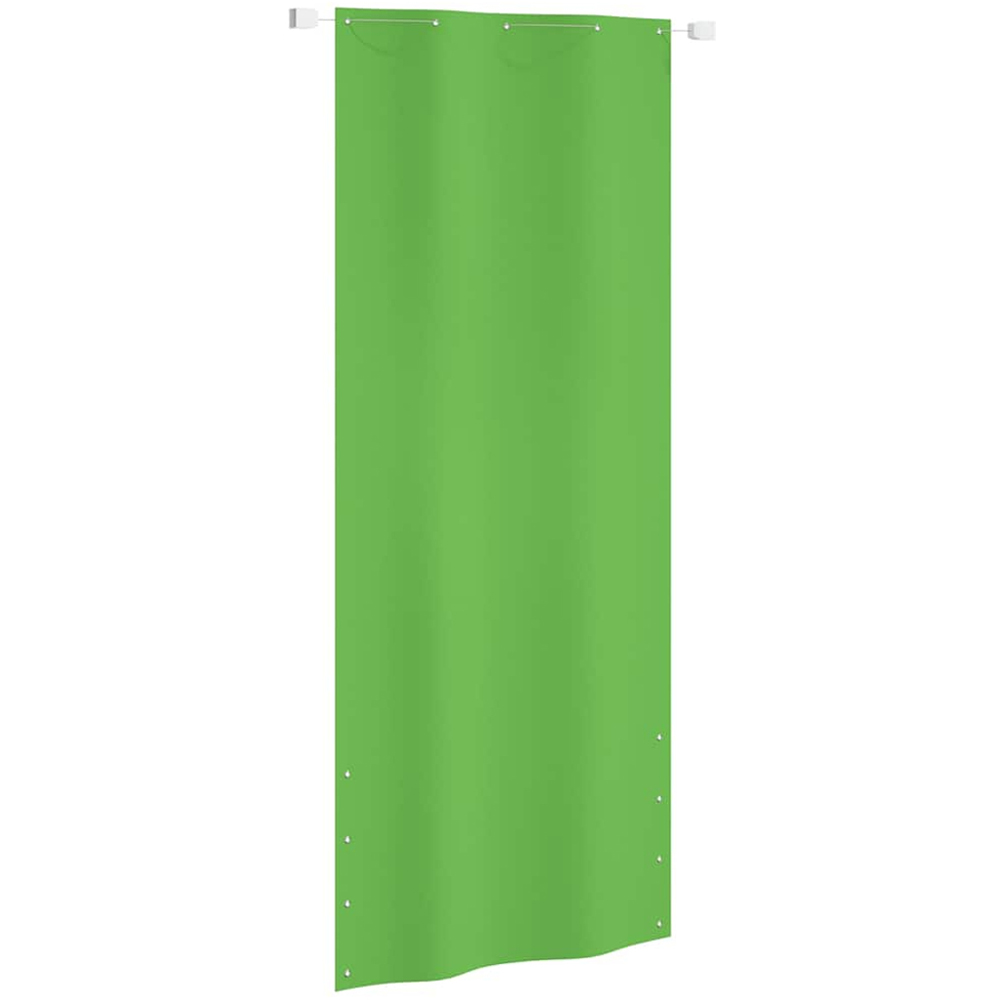 vidaXL 100 x 240cm Green Oxford Fabric Balcony Privacy Screen Image 1