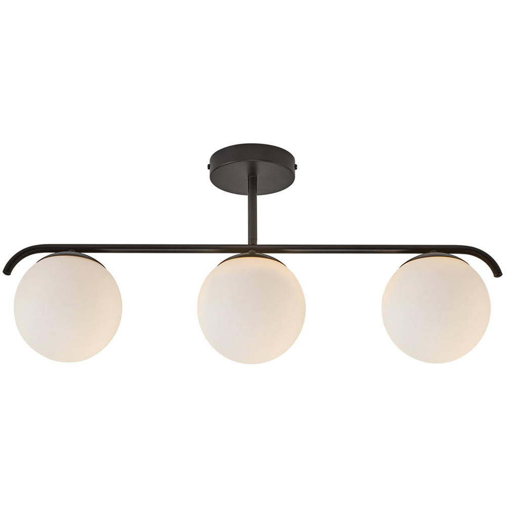 Nordlux Grant 3-Spot Black Ceiling Light Image 1