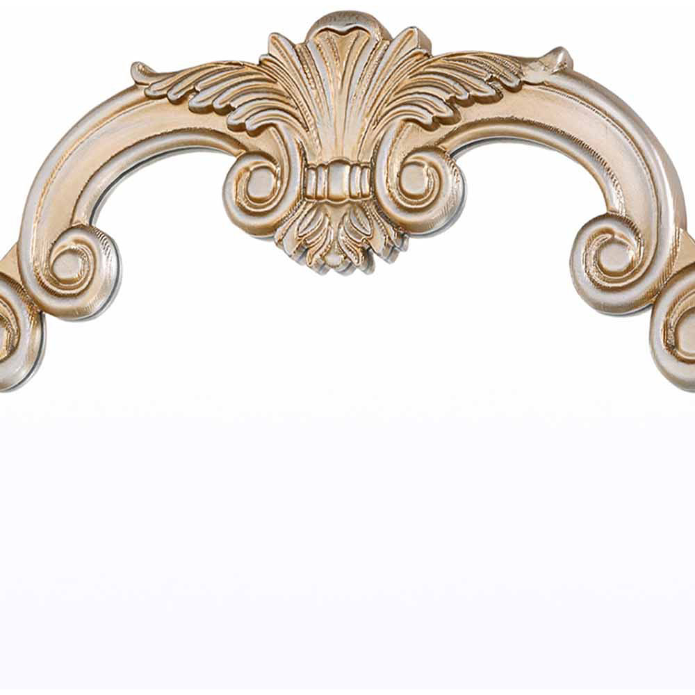 Living and Home Gold Arched Retro Wall Mirror 120 x 60cm Image 4