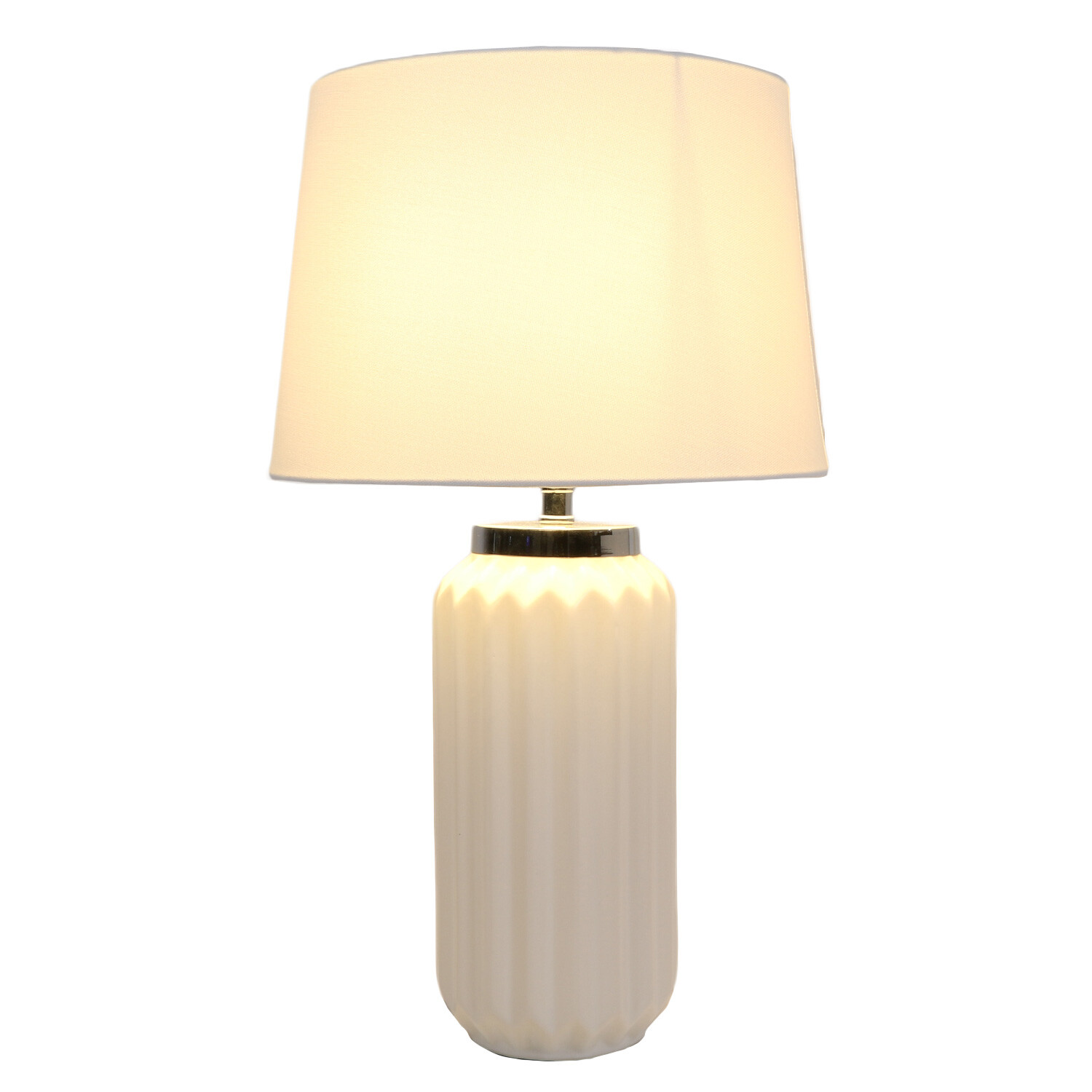 Belle Table Lamp - White Image 2