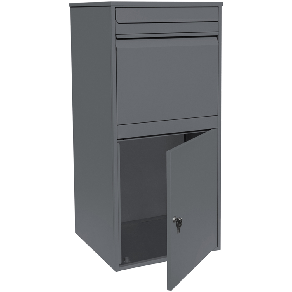 Monster Shop Grey Anti Theft Parcel Post Box XL Image 4