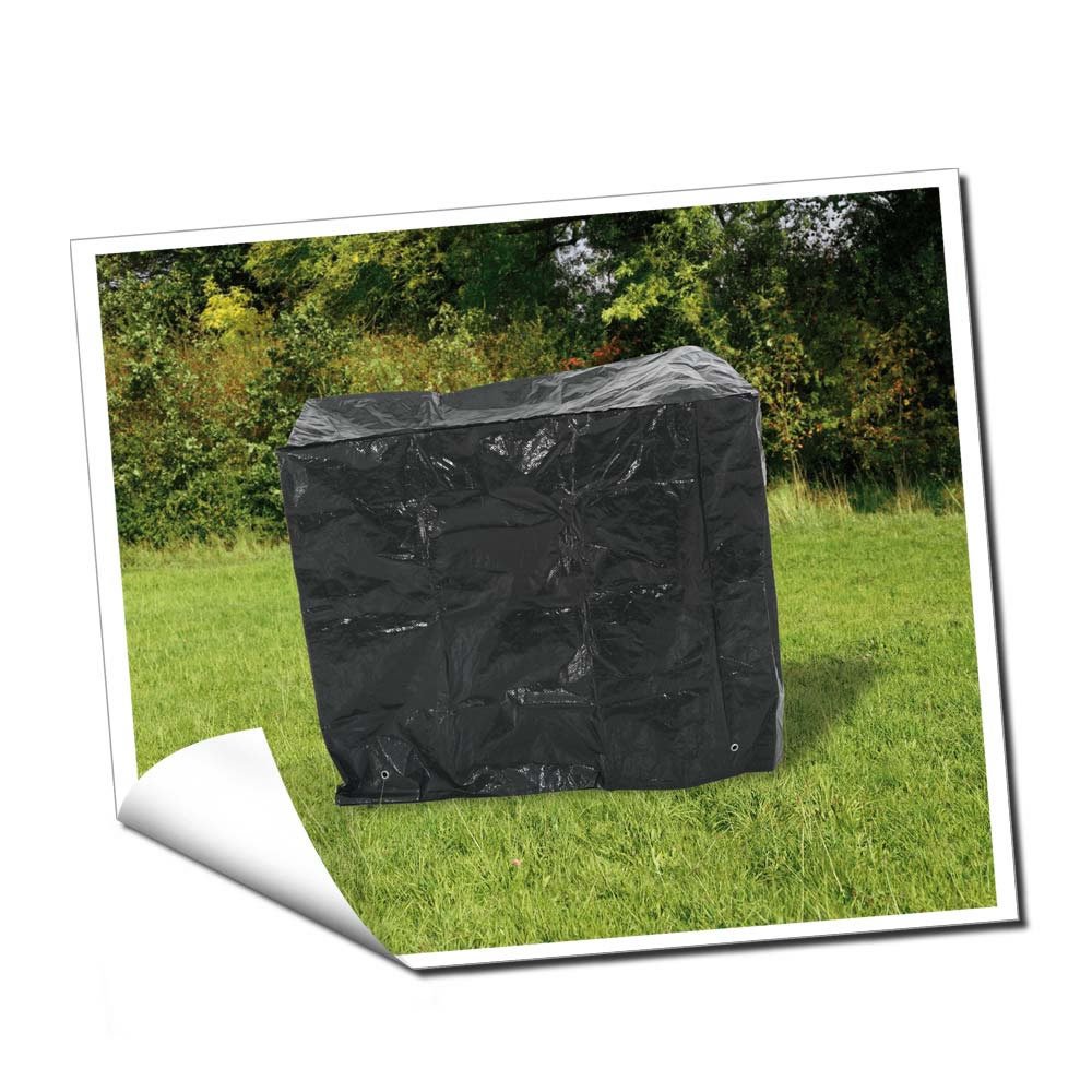 Wilko Large Dark Green Trolley BBQ Cover Image 5