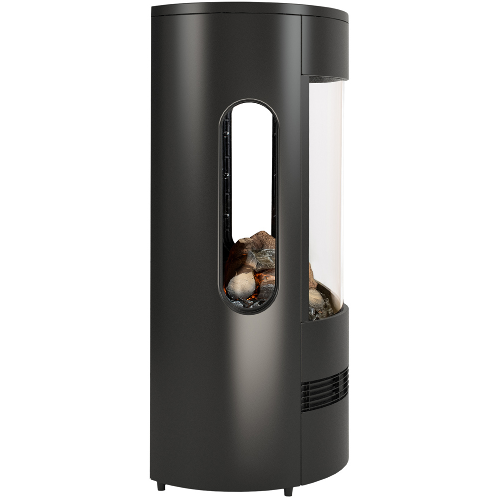 Be Modern Burtree 3 Sided Black Freestanding Electric Stove 2kW Image 4