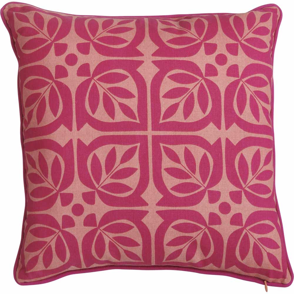 Wilko Eastern Delight Outdoor Scatter Cushion Tile Print 43cm Image 2