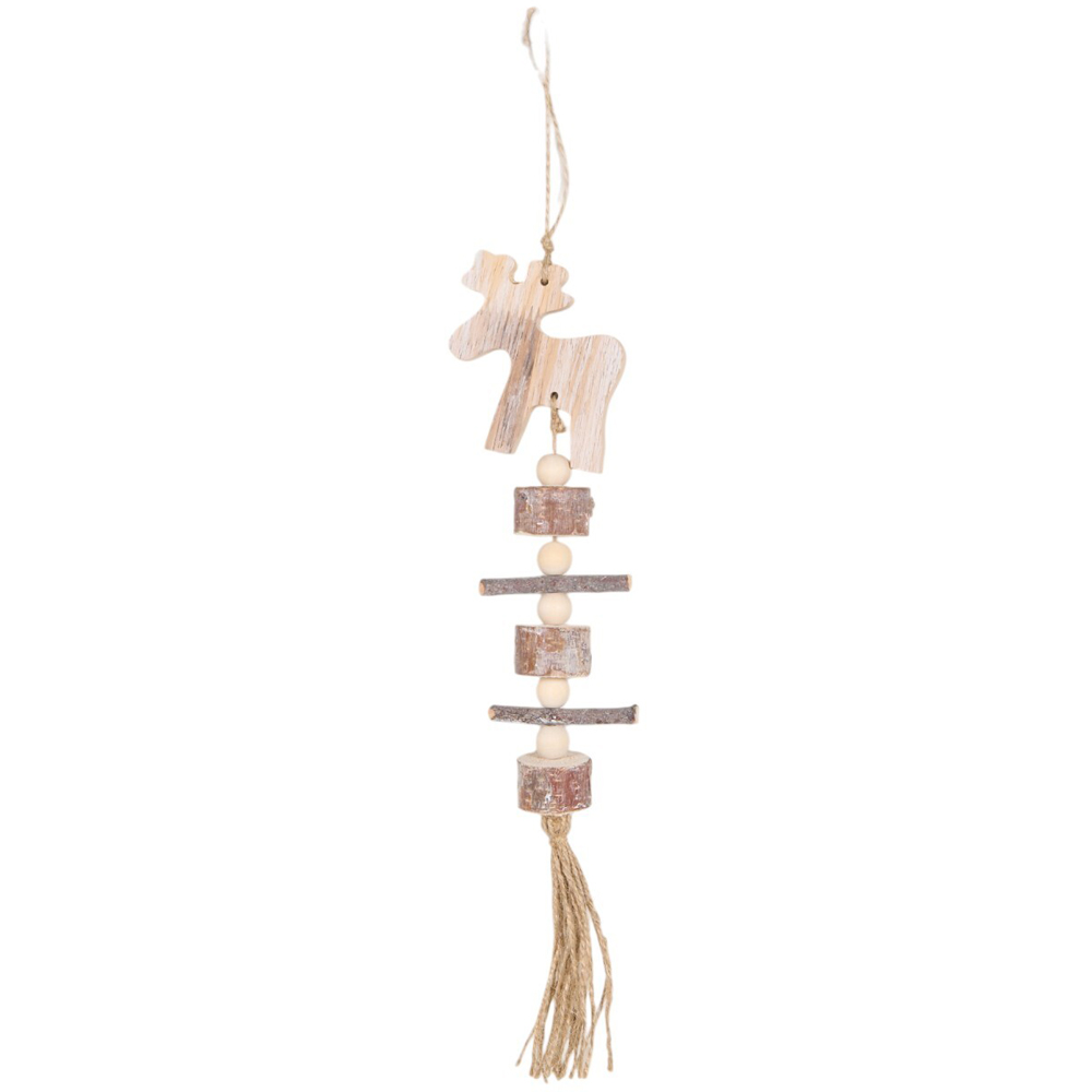 Wooden Star Hanging Natural Image 2