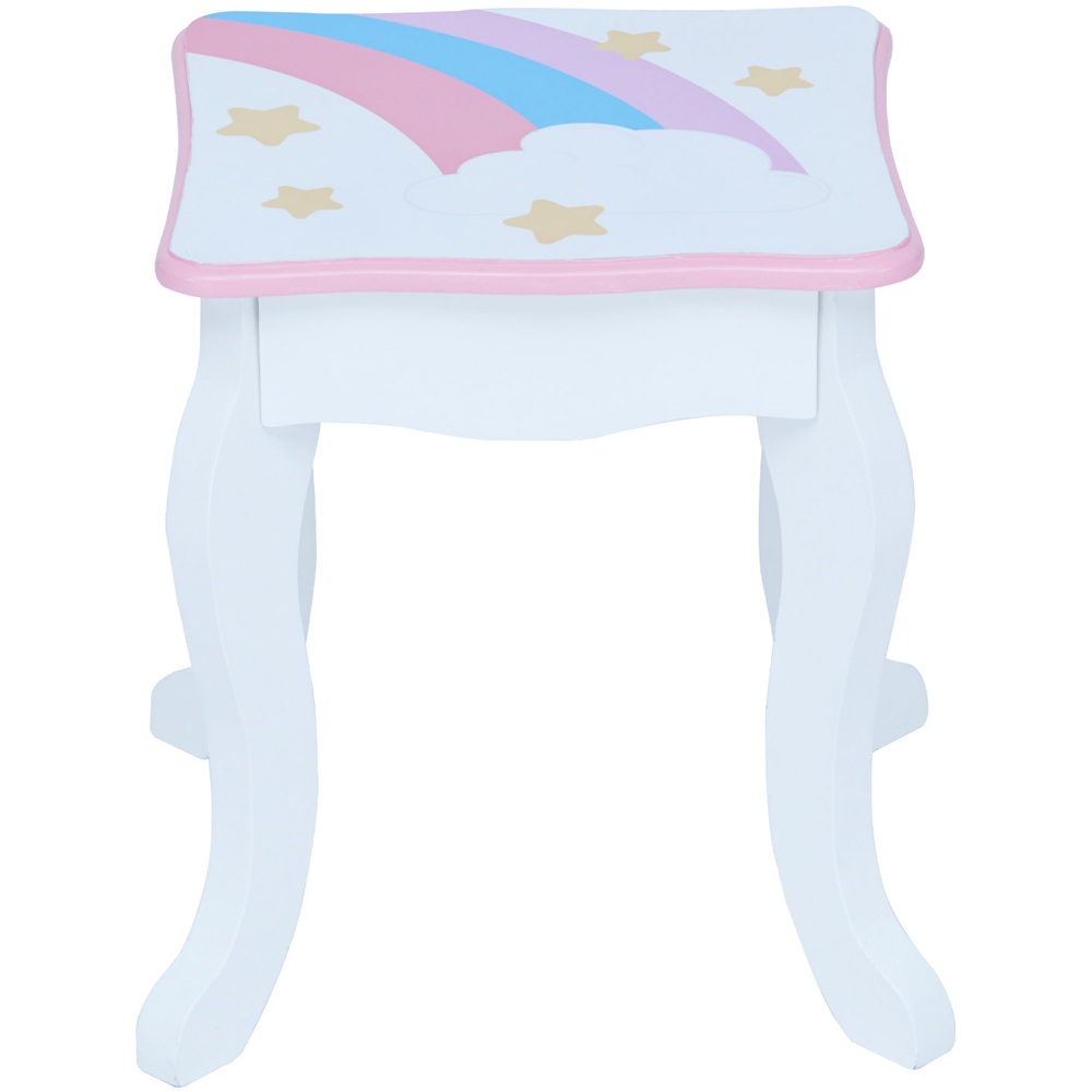 Teamson Kids Little Dreamer Rainbow 3 Drawer Pink Toy Vanity Set Image 5