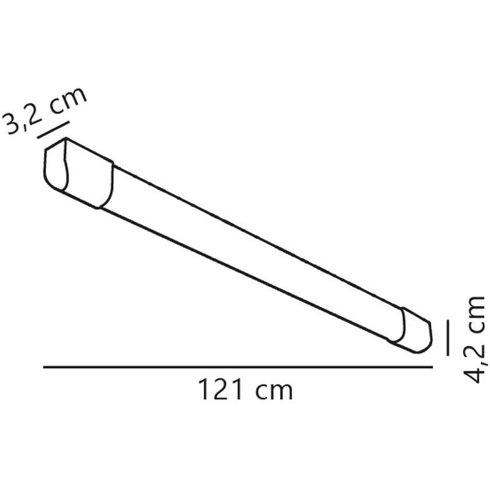 Nordlux Arlington 120 48 inch White LED Ceiling Light Fitting Image 5