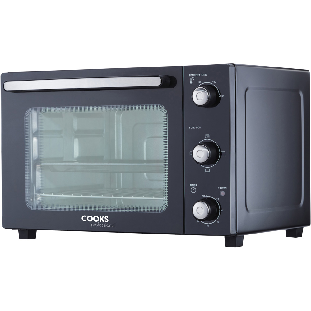 Cooks Professional G4741 Black Mini Oven Black Image 1