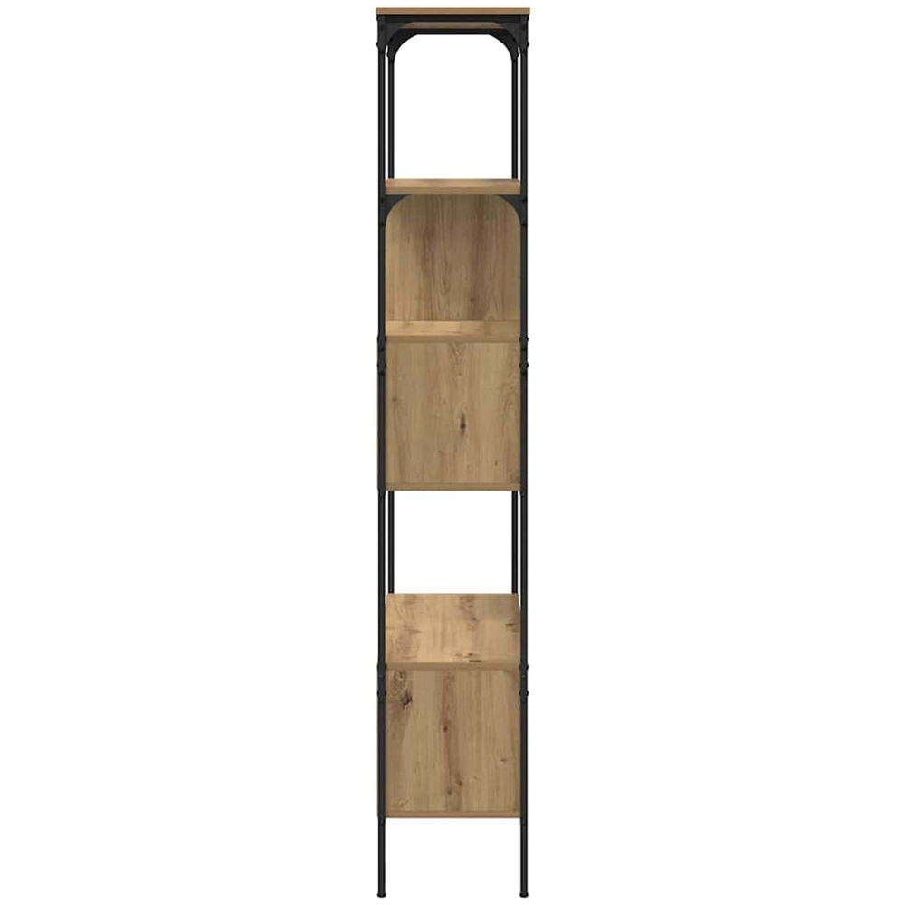 vidaXL 7 Shelf Artisan Oak Bookcase Image 6