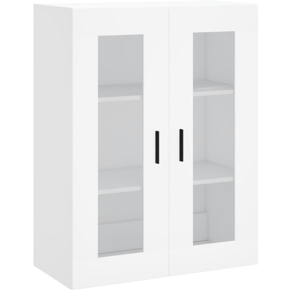 vidaXL 3 Door 3 Drawer 3 Shelf White Highboard Image 5