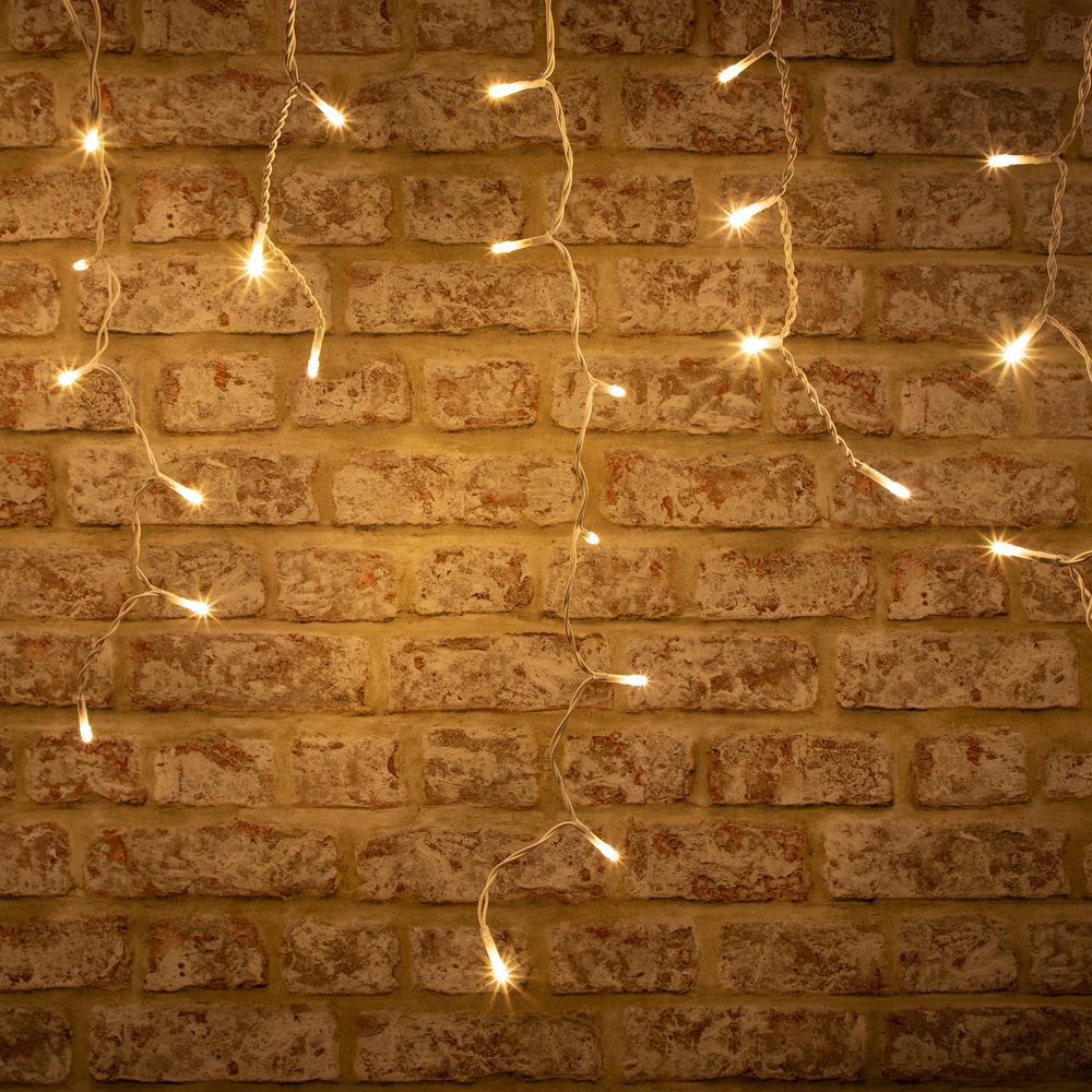 The Christmas Workshop 240 Warm White LED Multi-Function Icicle Chaser Light 5.6m Image 9
