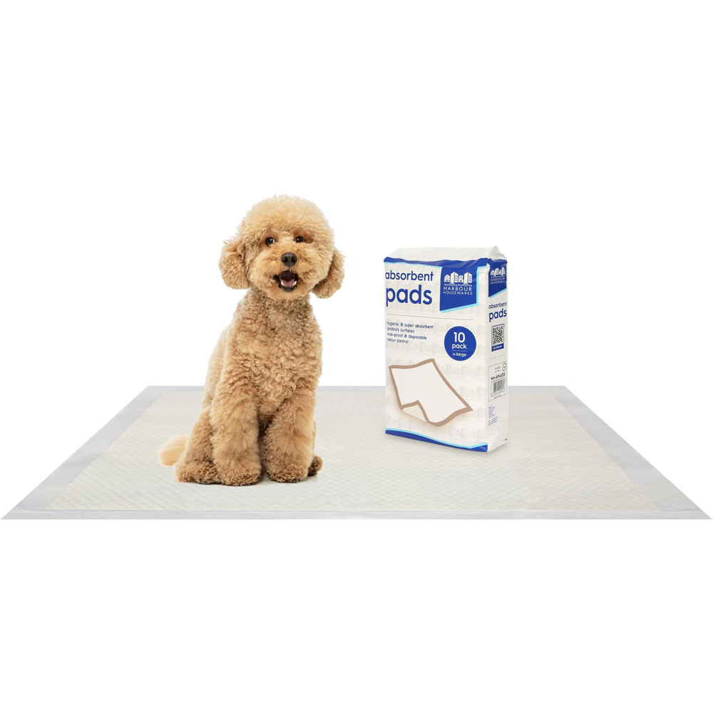 Harbour Housewares Disposable Puppy Training Pad 60 x 89cm 10 Pack Image 3