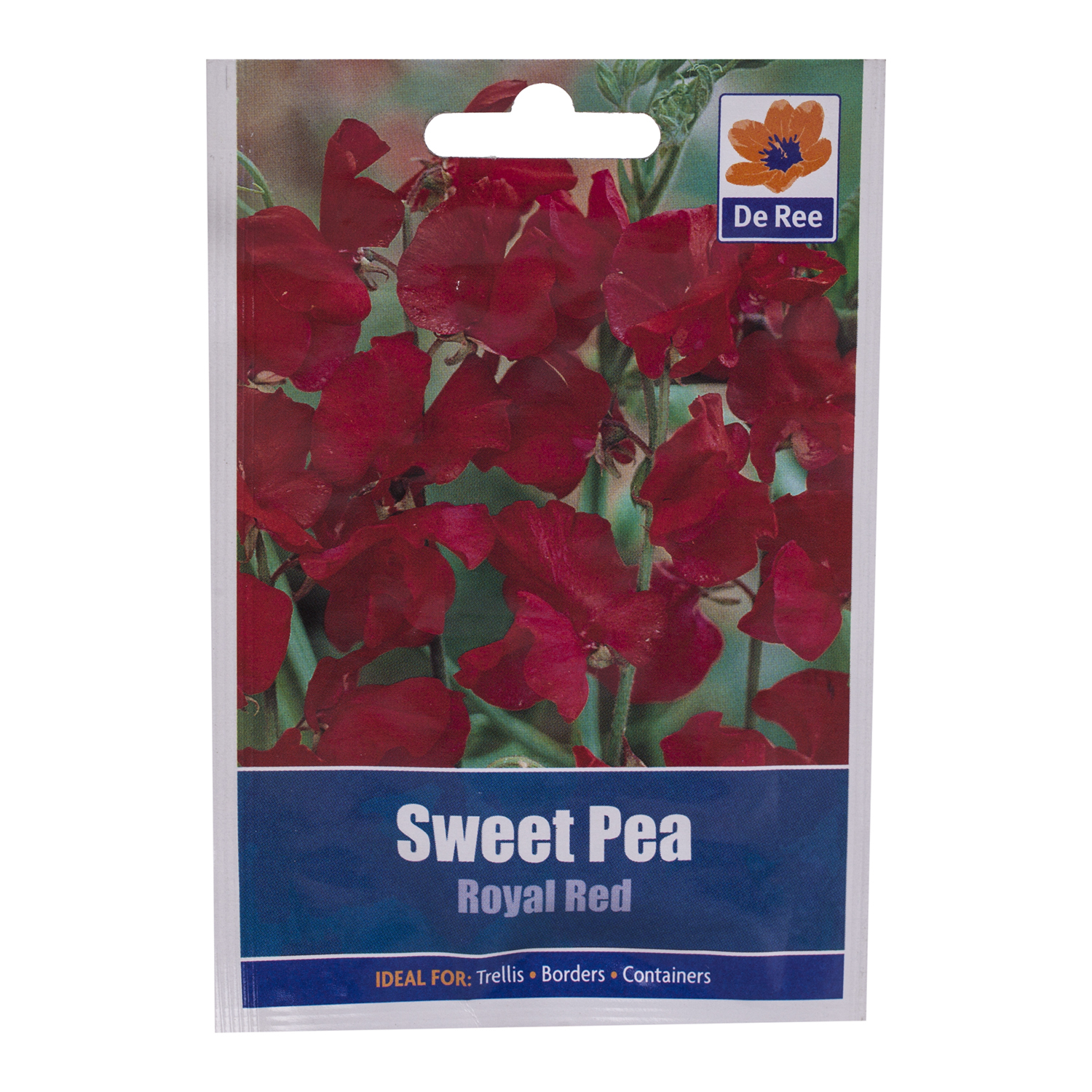 Sweet Pea Royal Red Seed Packet Image