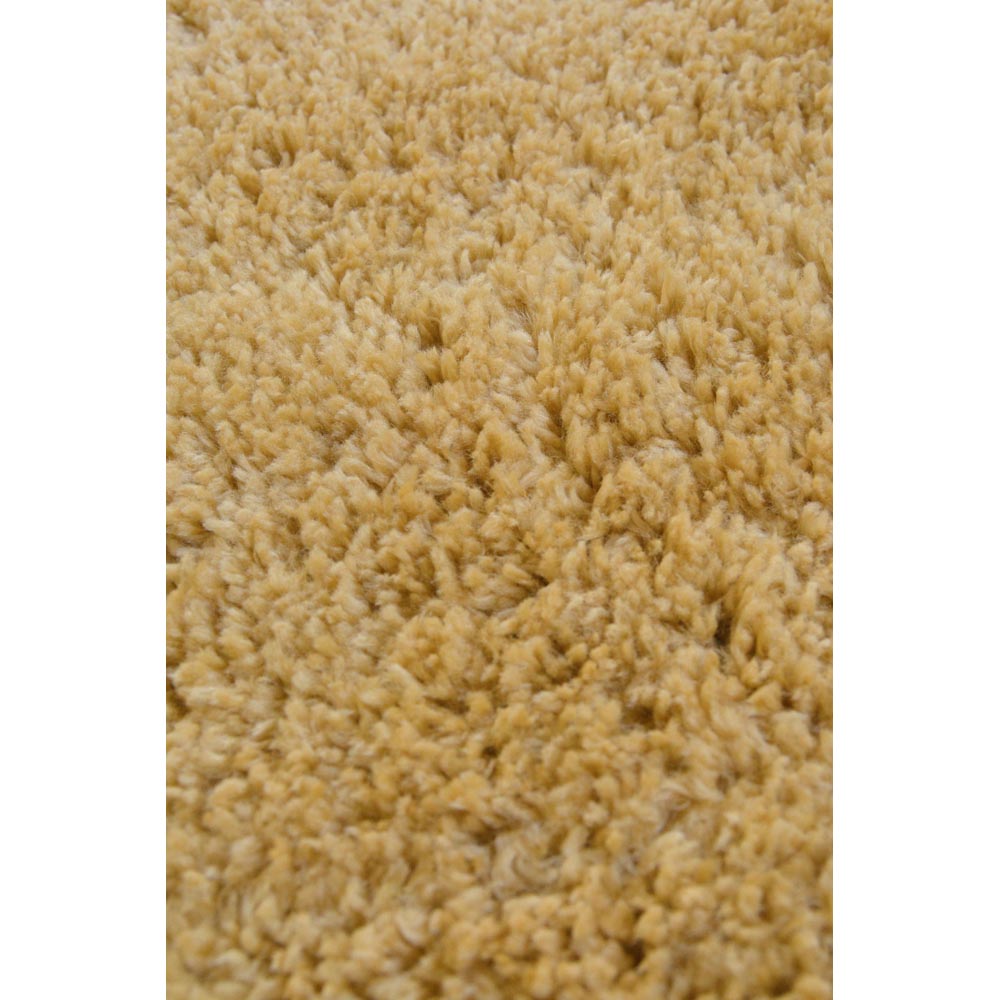 Homemaker Ochre Snug Plain Shaggy Rug 60 x 110cm Image 2