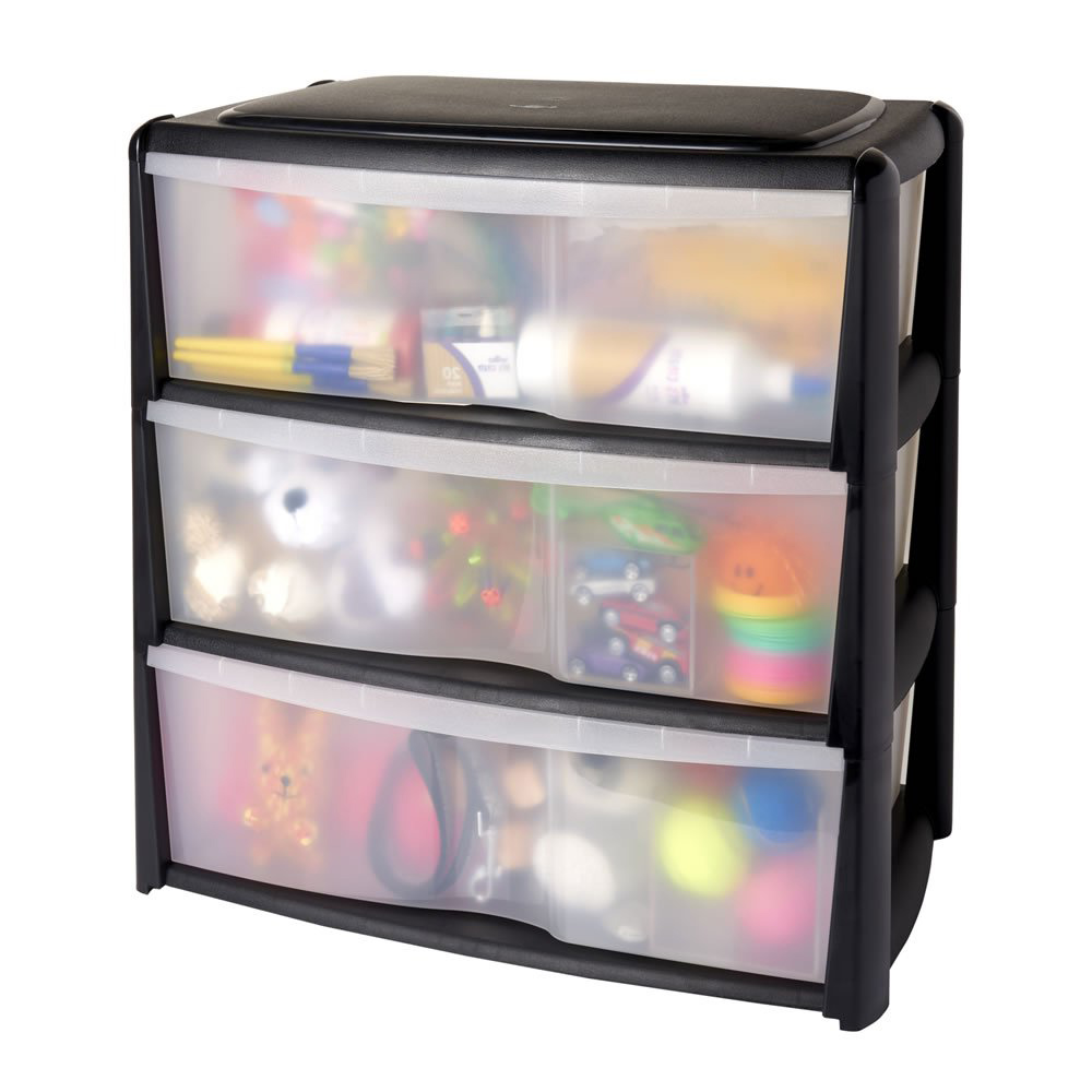 Wilko Odyssey 3 Drawer Storage Unit Image 6