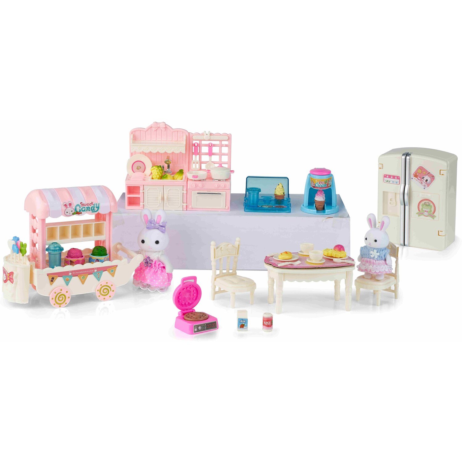 Dreamy Bunnies Dessert Time Playset Pink Image 2