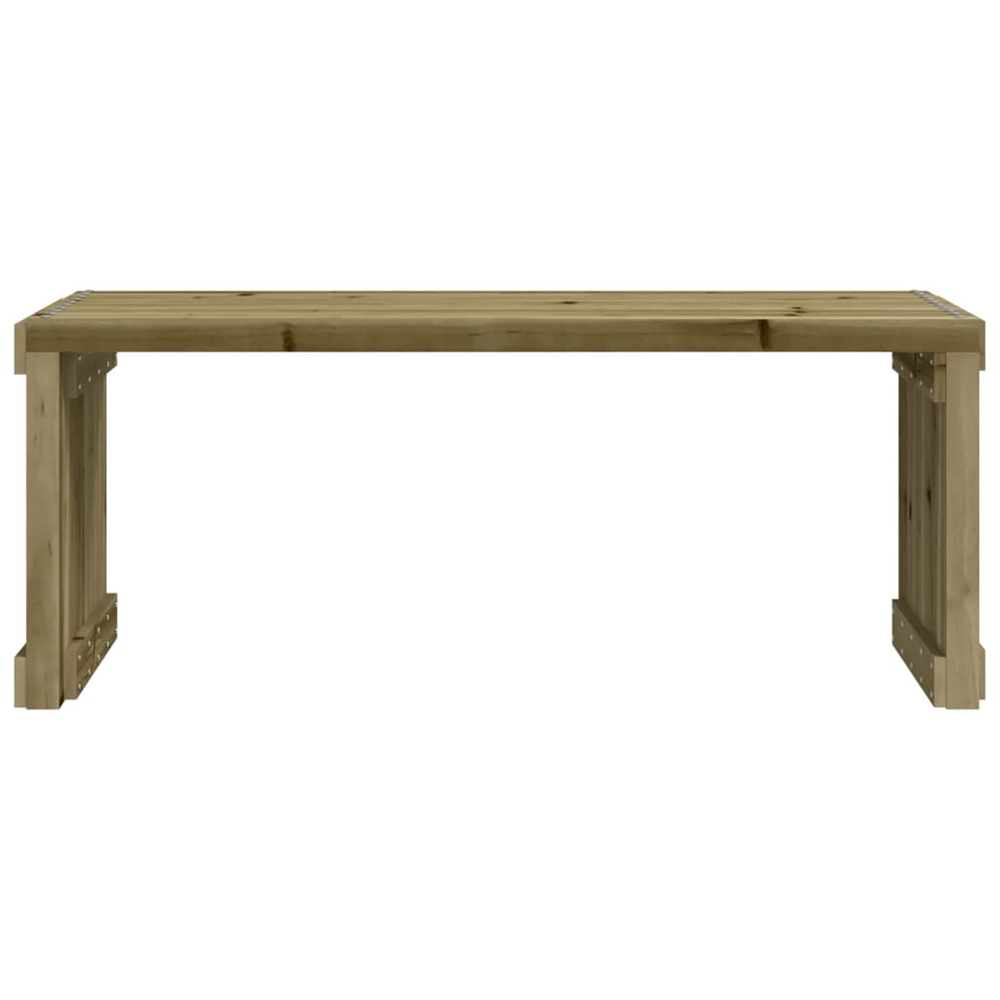 vidaXL Impregnated Solid Pine Wood Extendable Wooden Garden Bench Image 2