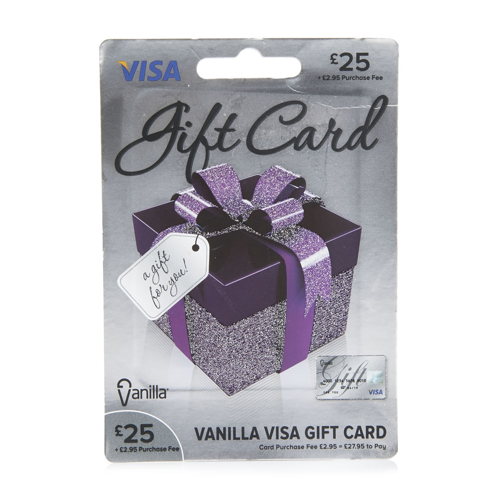 Vanilla Visa card 25 Gift Card Wilko
