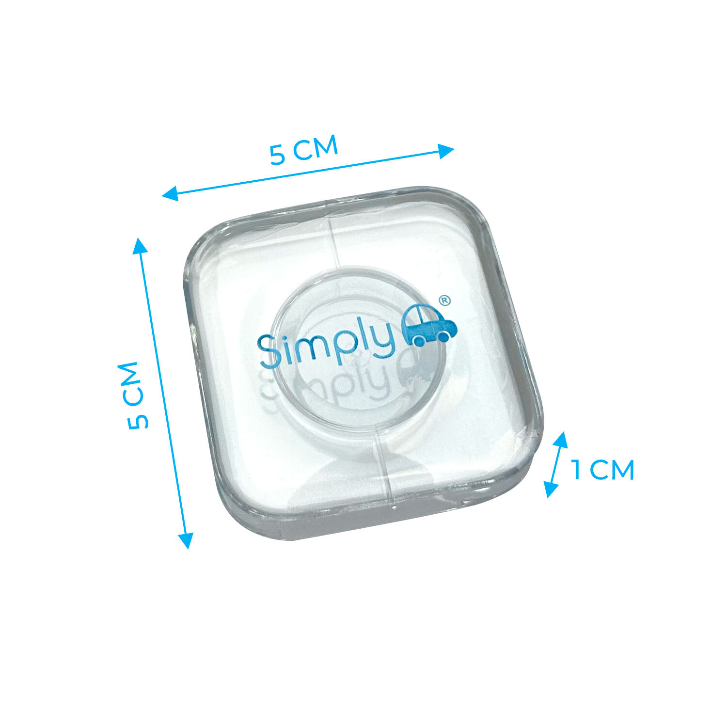 Simply Auto Anti Slip Gel Pad Phone Holder - Clear Image 2