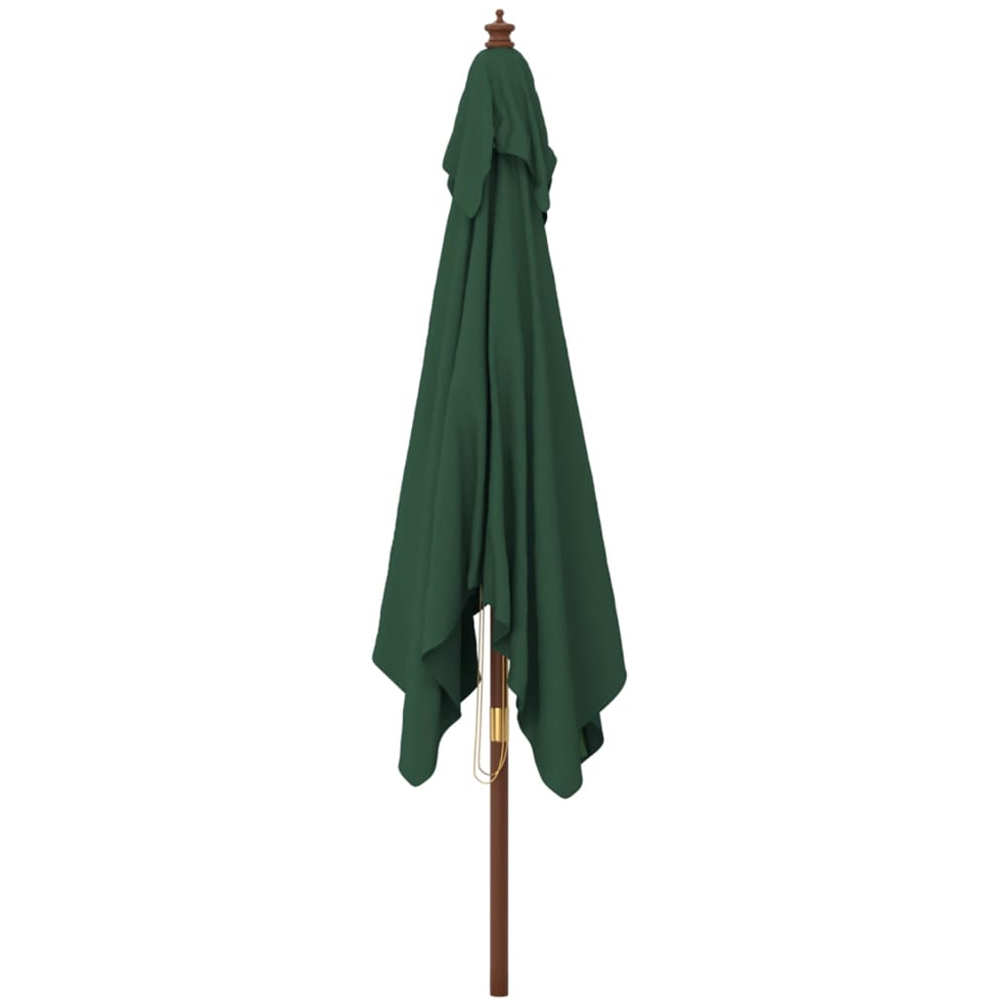 vidaXL Green Garden Parasol 2.7 x 3m Image 3
