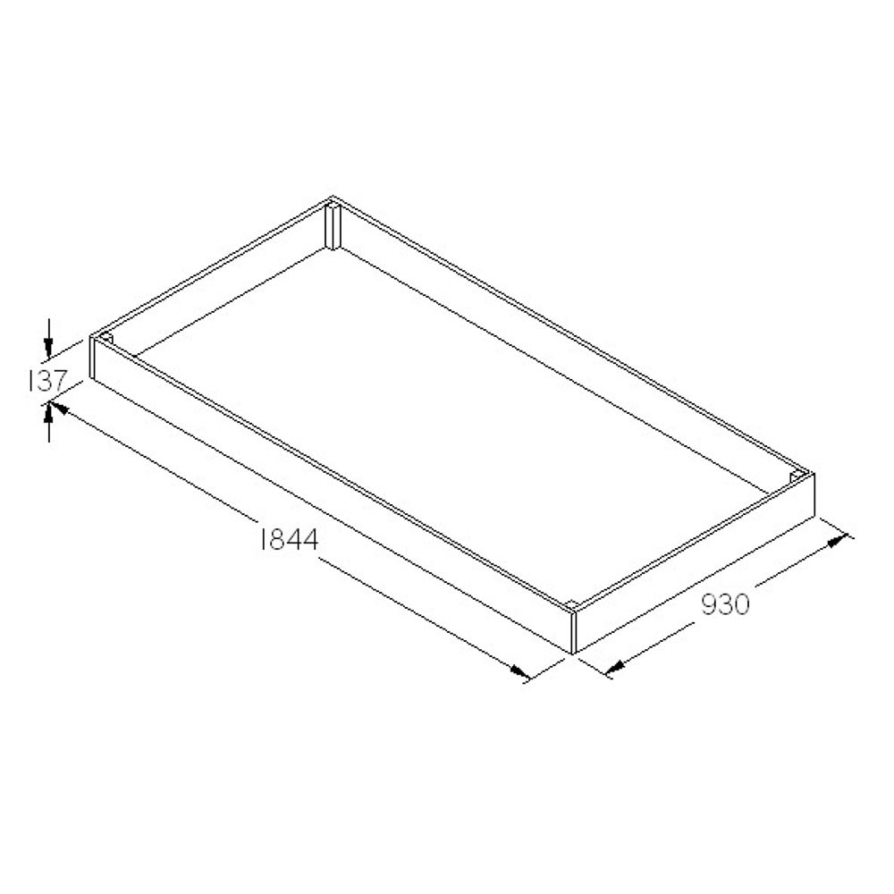 Forest Garden Timber Standard Raised Bed Image 5