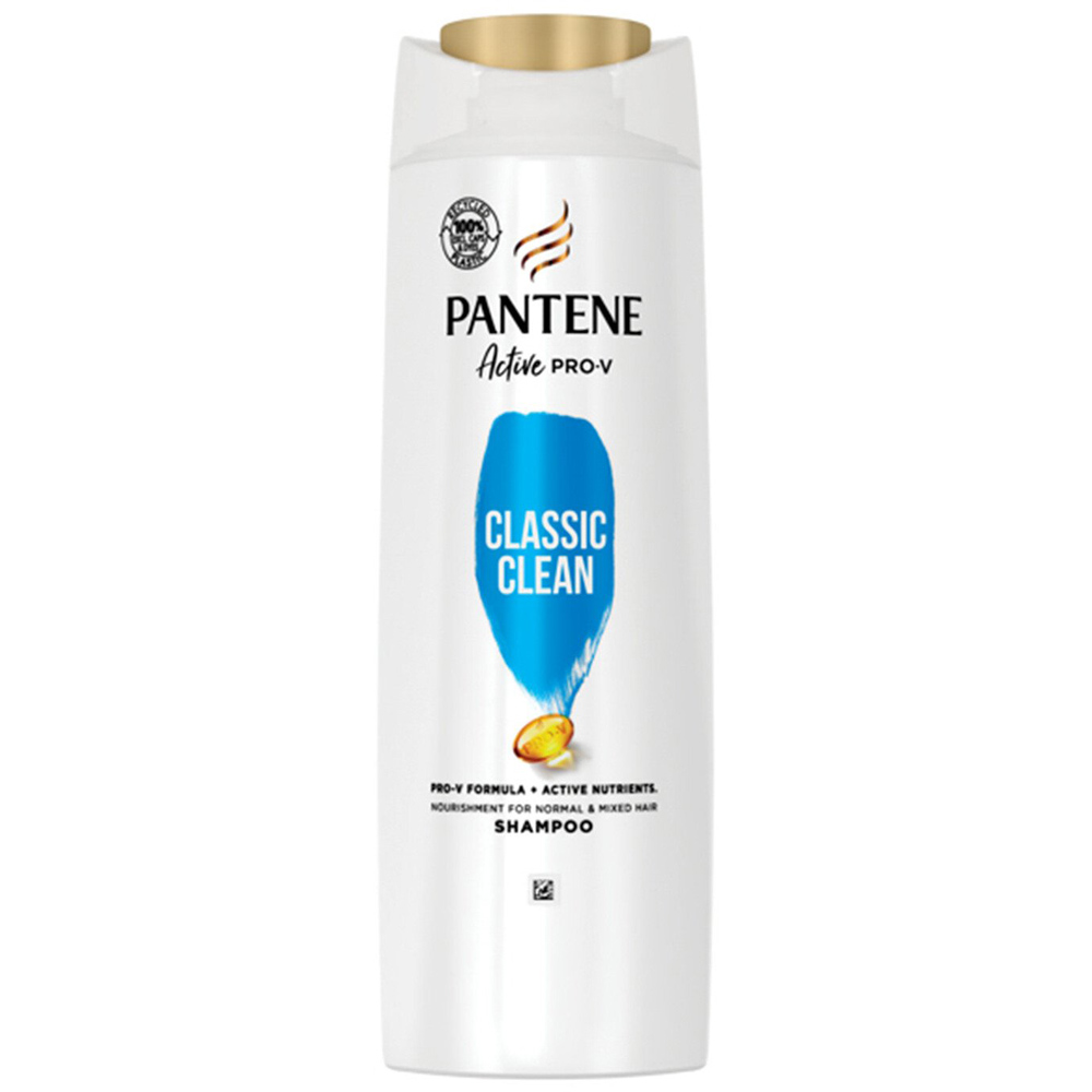 Pantene Active PRO:V Classic Clean Shampoo - White Image