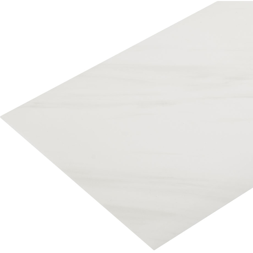 Living and Home Marble Patterned Cream White PVC Self Adhesive Wall Sticker 10 Pack Image 6