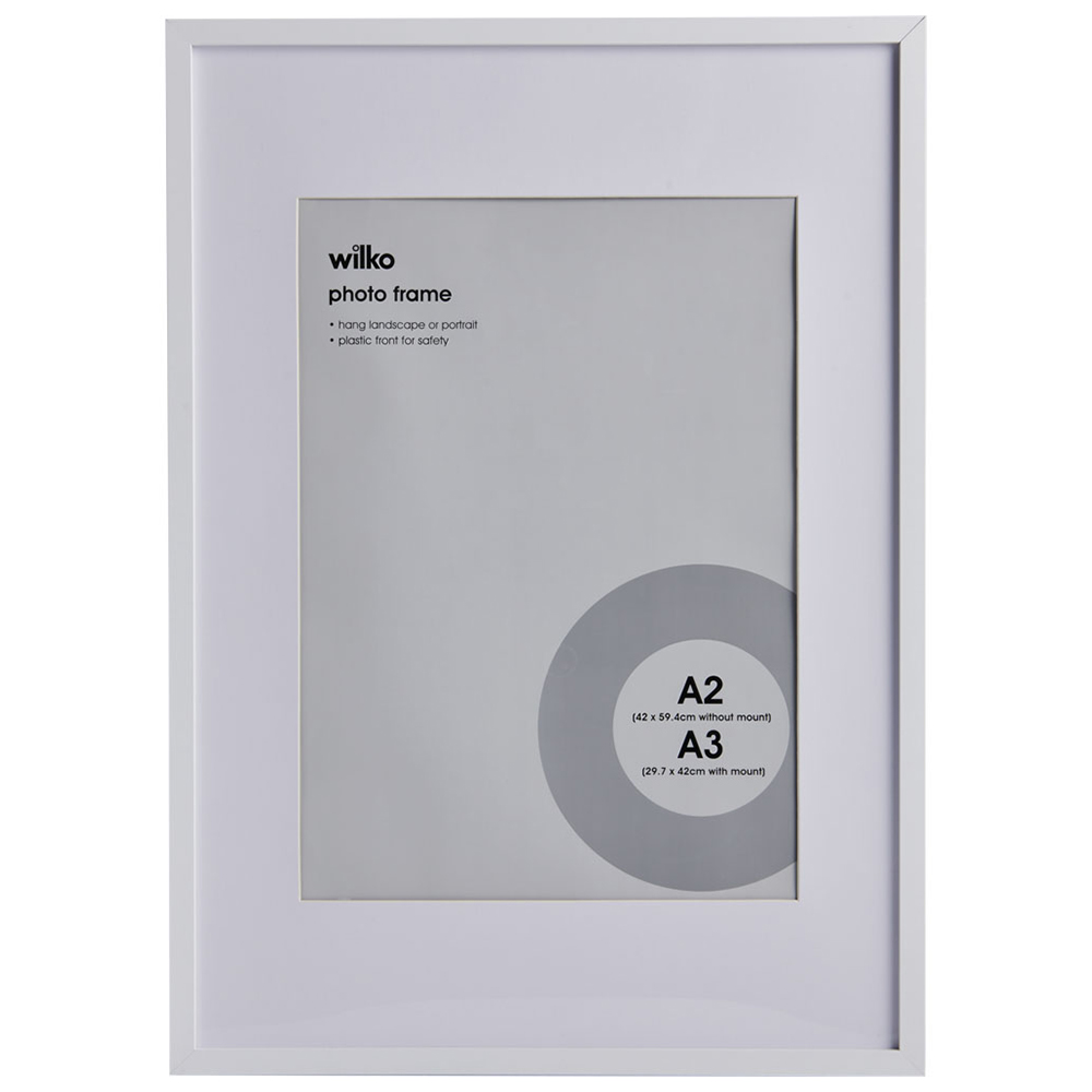 Wilko A2 Frame White Image 1