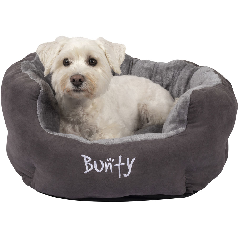 Bunty Polar Medium Grey Dog Bed Image 5