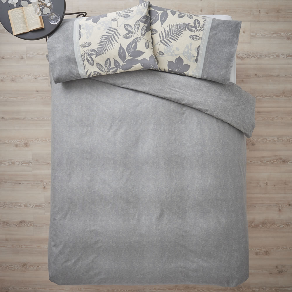 Wilko Sanctuary Design Grey King Size Duvet Set Wilko