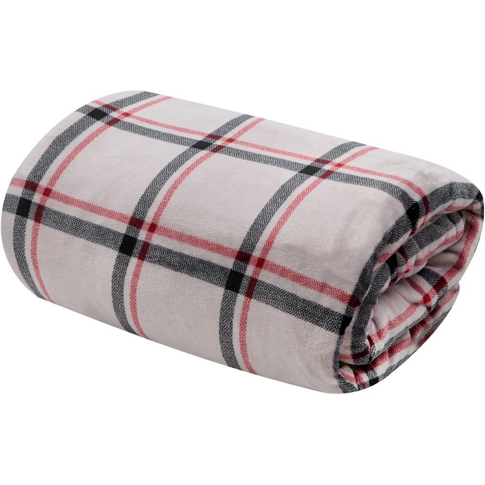 Bauer Luxury Plaid Soft Touch Heated Throw 120 x 160cm Image 4