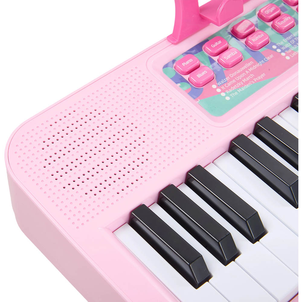 H&O Direct Kids 37 Key Electronic Piano with Microphone and Light Image 3