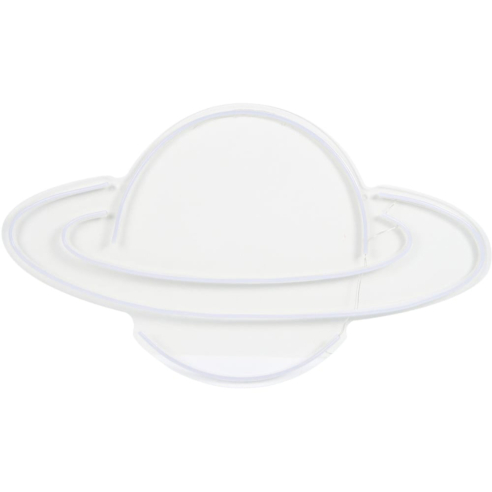 XL Planet Neon Sign - White Image 2