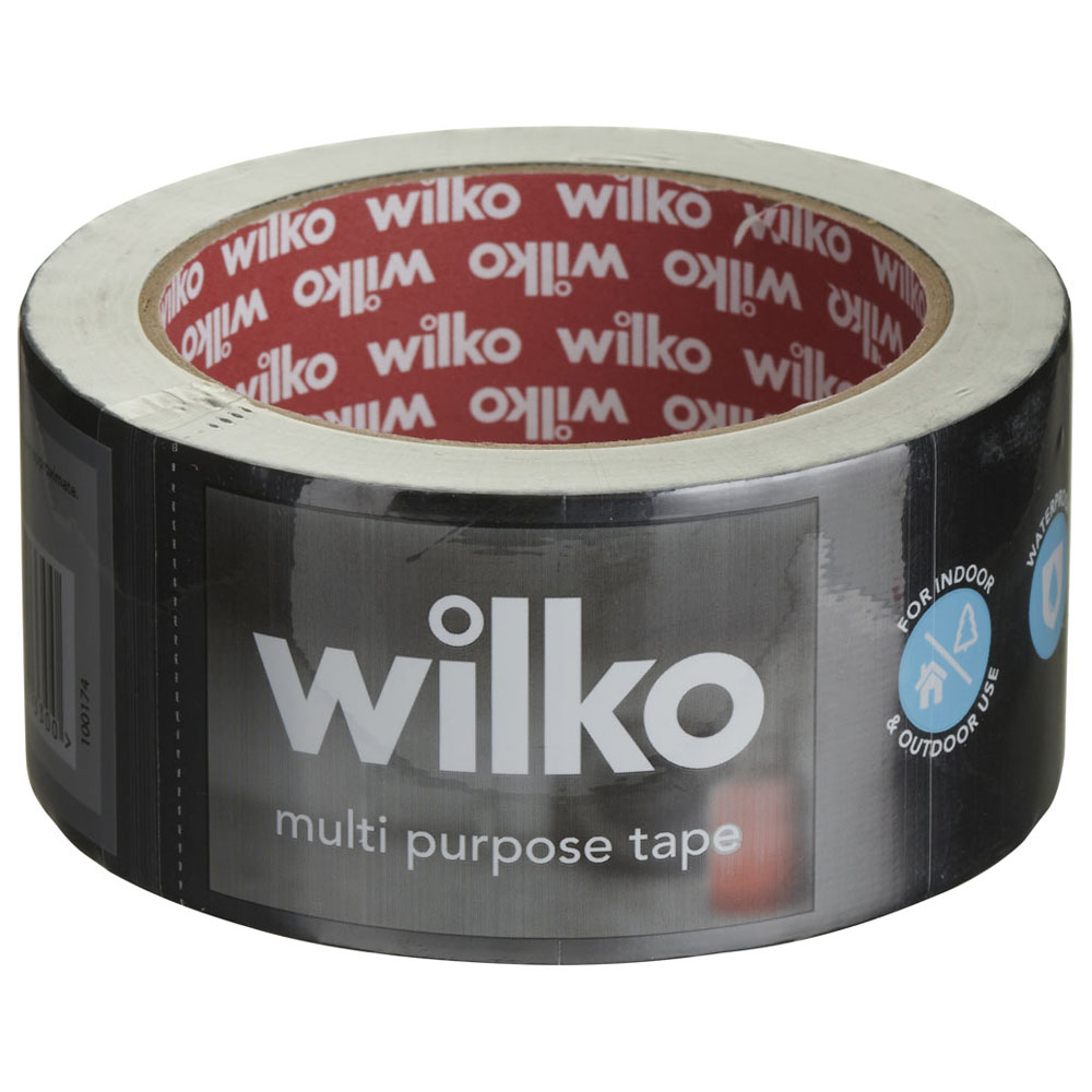 Wilko Black DIY Tape 20m x 50mm Image 1